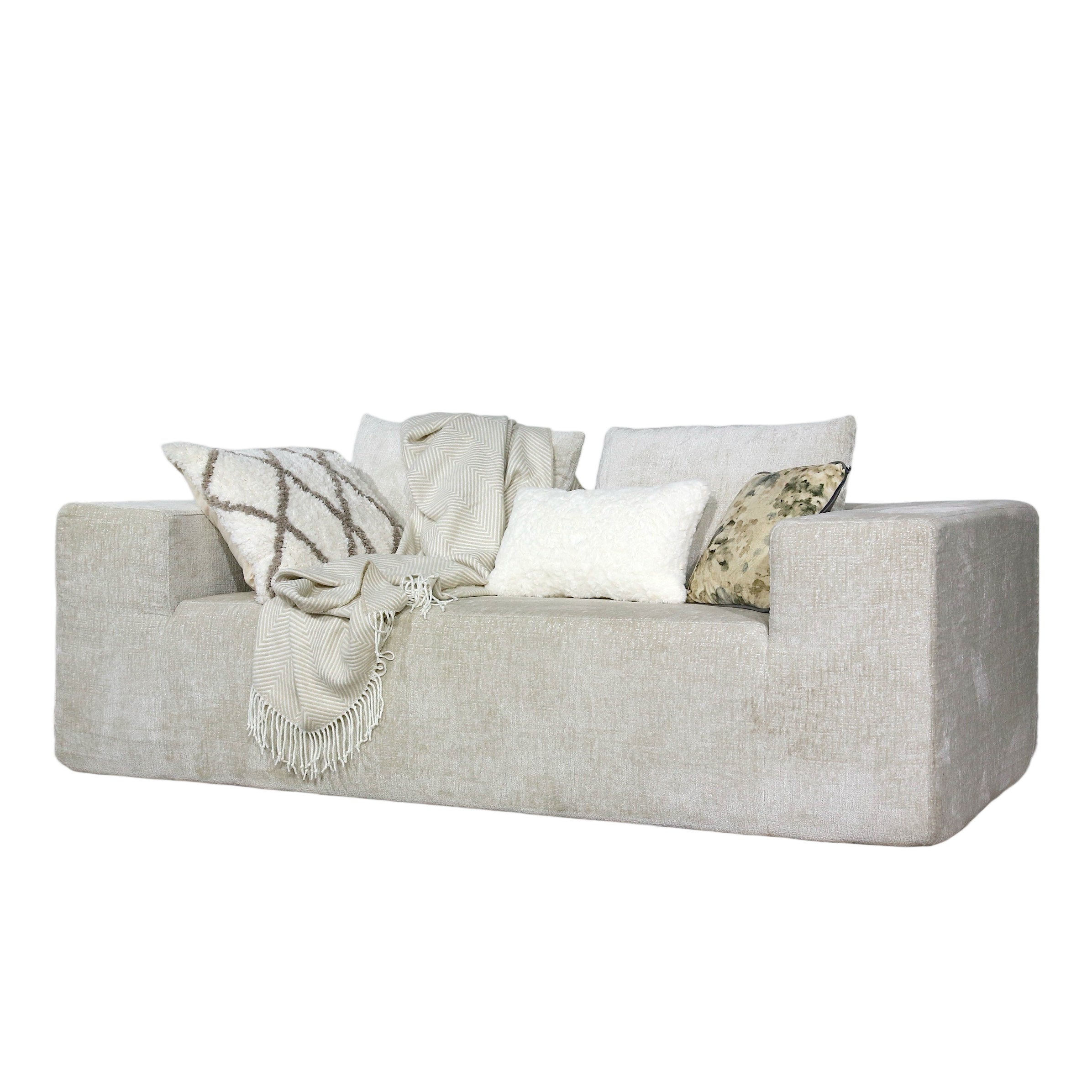 WPHOME YY16Three-seater-01 Modern Sofa Premium Decorative Cushion Set