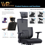 WPHOME LA858 Executive High-Back Ergonomic Office Chair