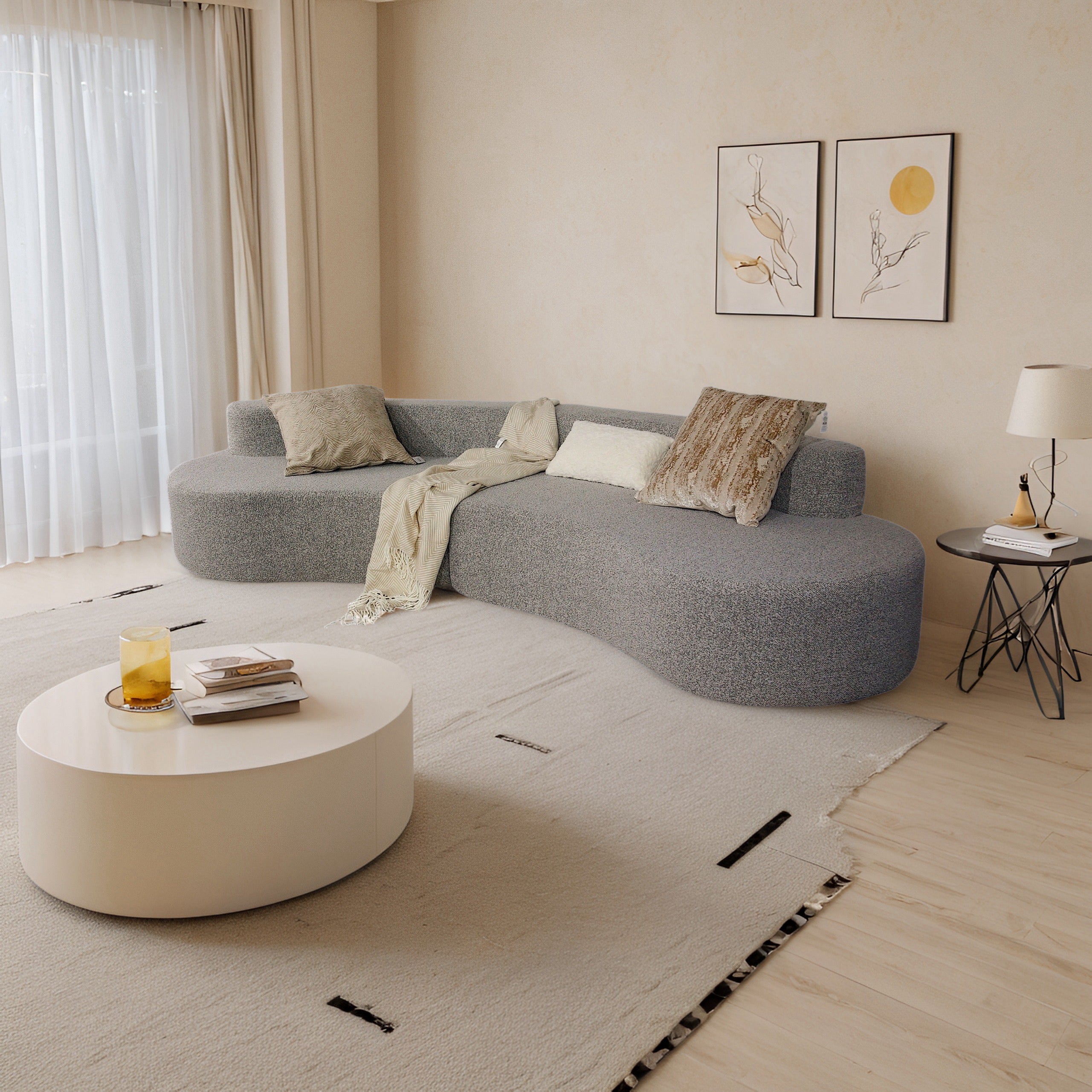 WPHOME YY21 - grey Modern Sofa