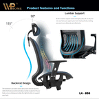 WPHOME LA858 Executive High-Back Ergonomic Office Chair