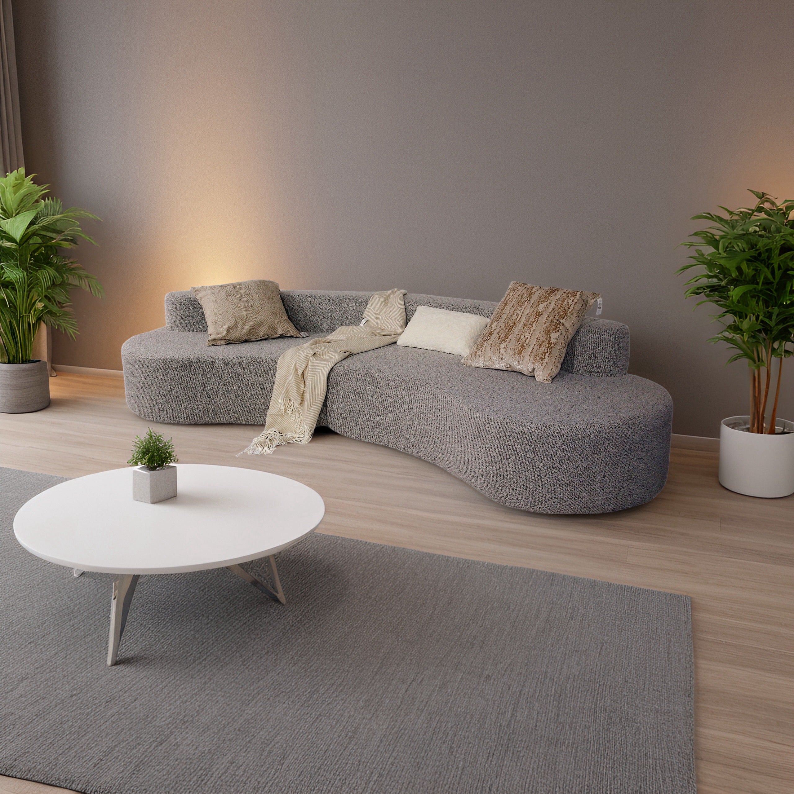 WPHOME YY21 - grey Modern Sofa
