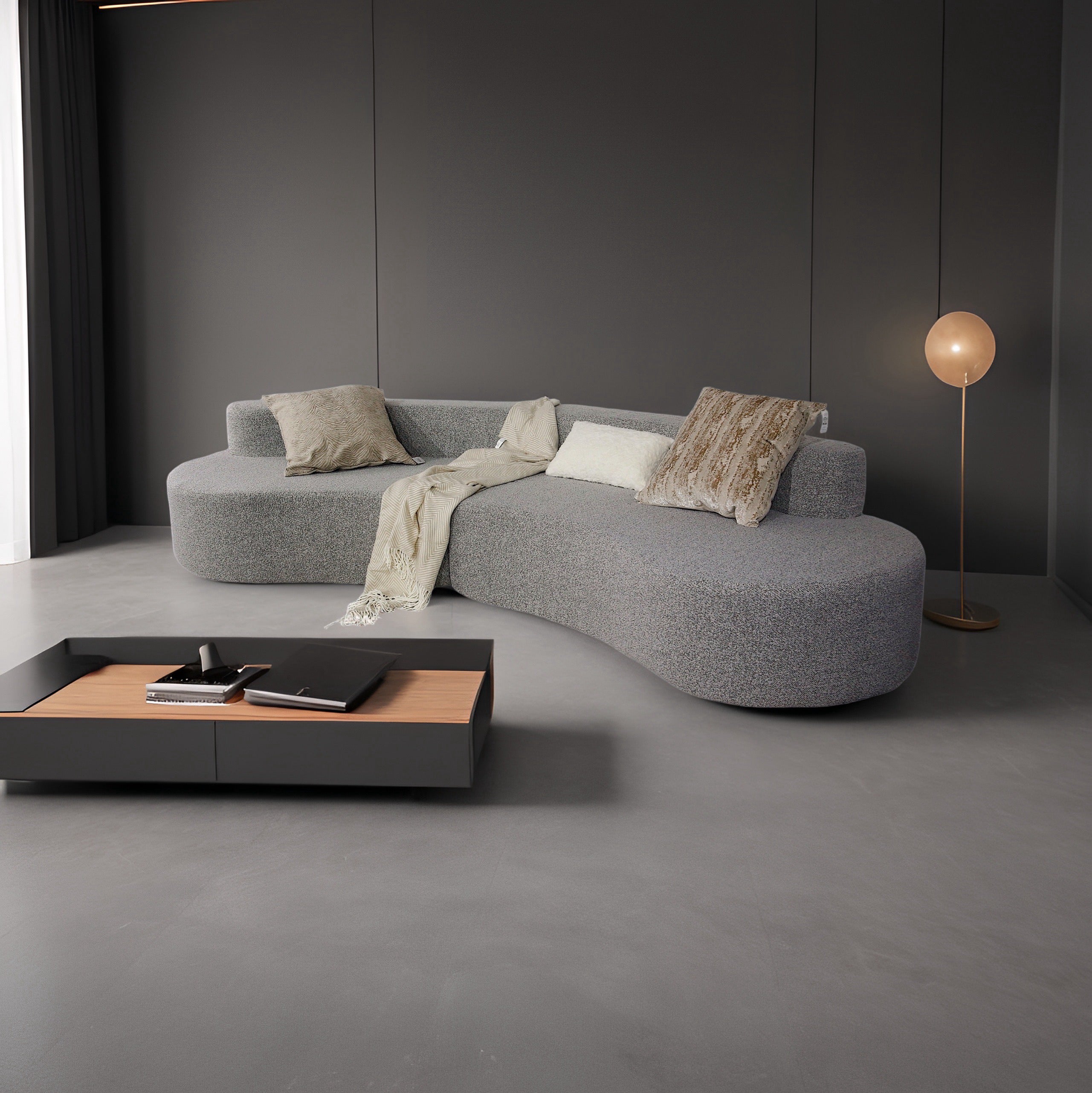 WPHOME YY21 - grey Modern Sofa