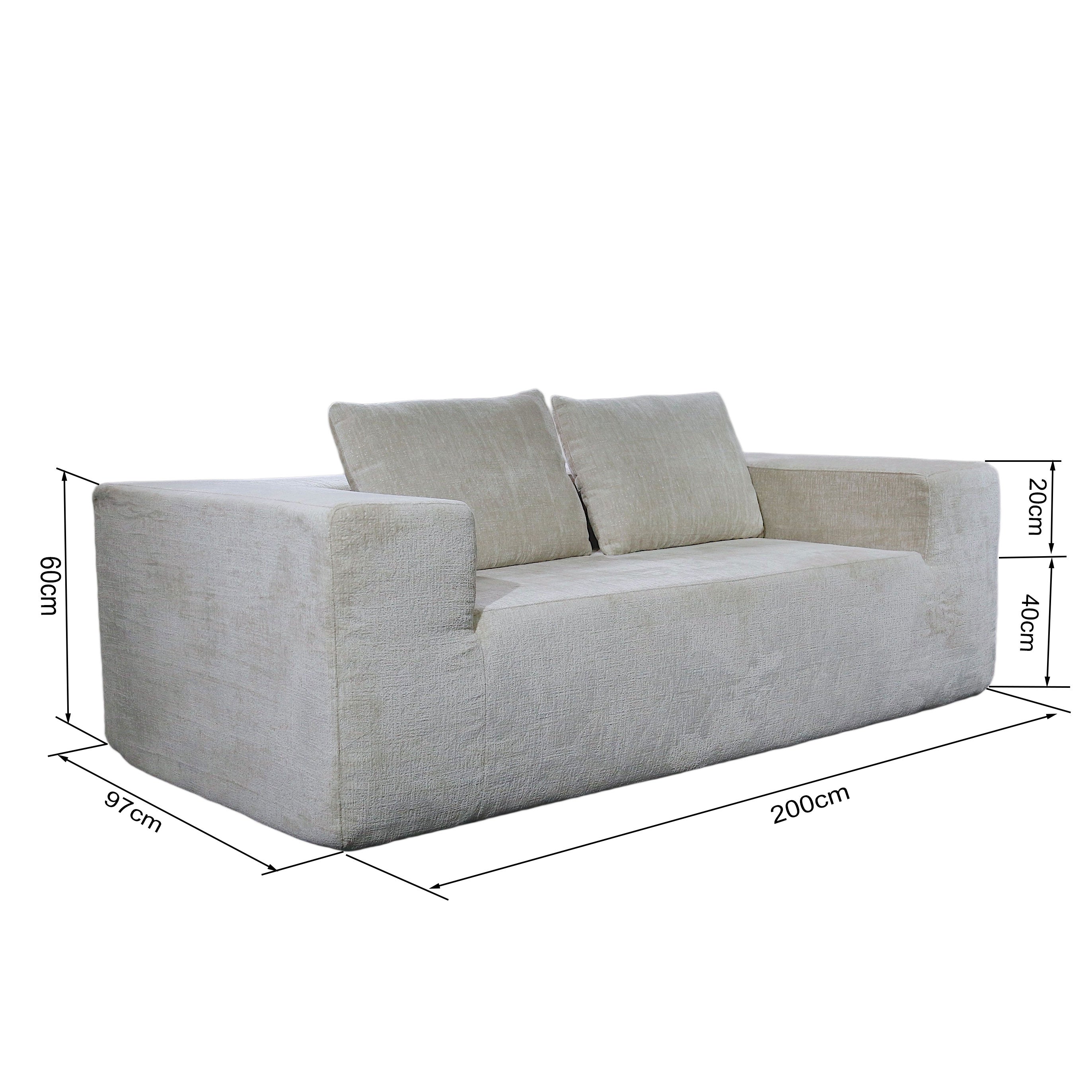 WPHOME YY16Three-seater-01 Modern Sofa Premium Decorative Cushion Set